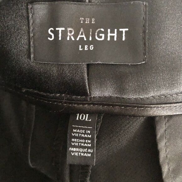 White House Black Market Dress Pants Womens 10 Long Pleated Straight Leg Career - Picture 7 of 15